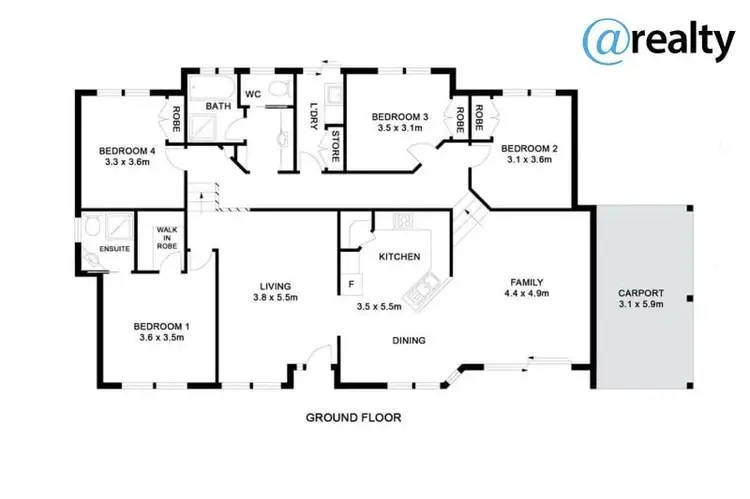 Floorplan of Homely house listing, 15 Mountain View Drive, Goonellabah NSW 2480