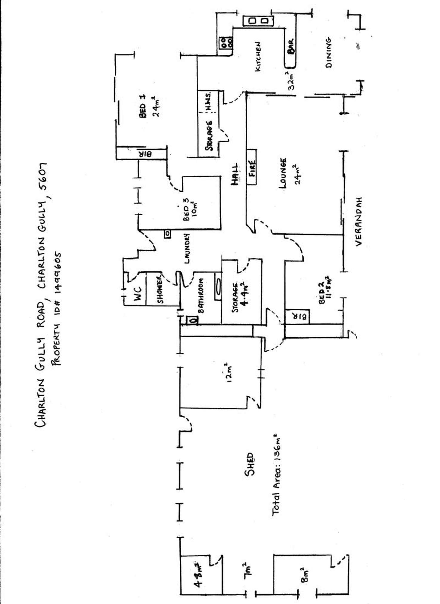Floorplan of Homely acreageSemiRural listing, 905 Charlton Gully Road, Charlton Gully SA 5607