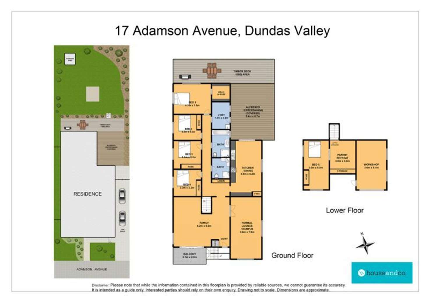 Floorplan of Homely house listing, 17 Adamson Avenue, Dundas Valley NSW 2117