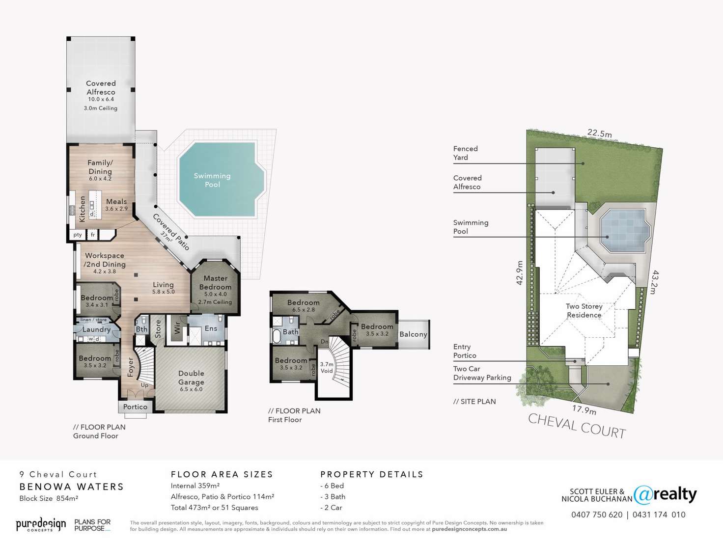 Floorplan of Homely house listing, 9 Cheval Court, Benowa Waters QLD 4217