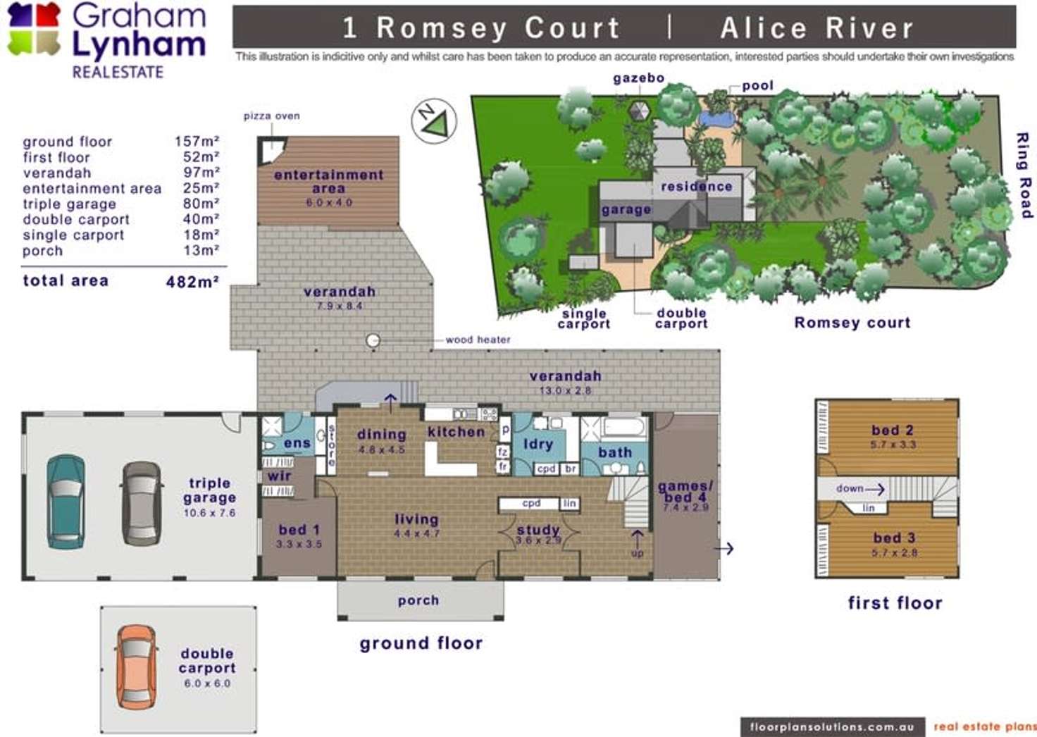 Floorplan of Homely house listing, 1 Romsey Court, Alice River QLD 4817