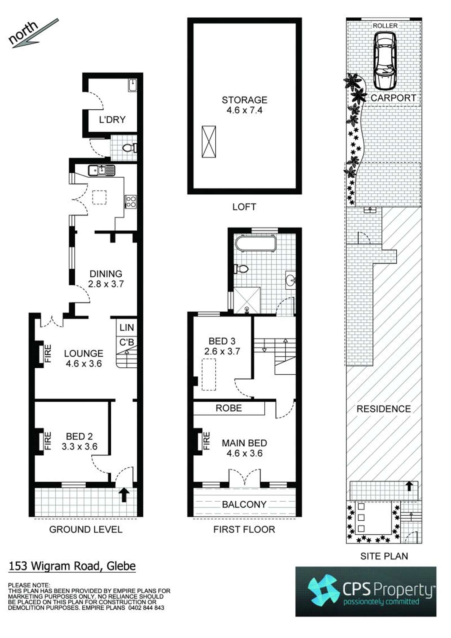 Floorplan of Homely house listing, 153 Wigram Road, Glebe NSW 2037