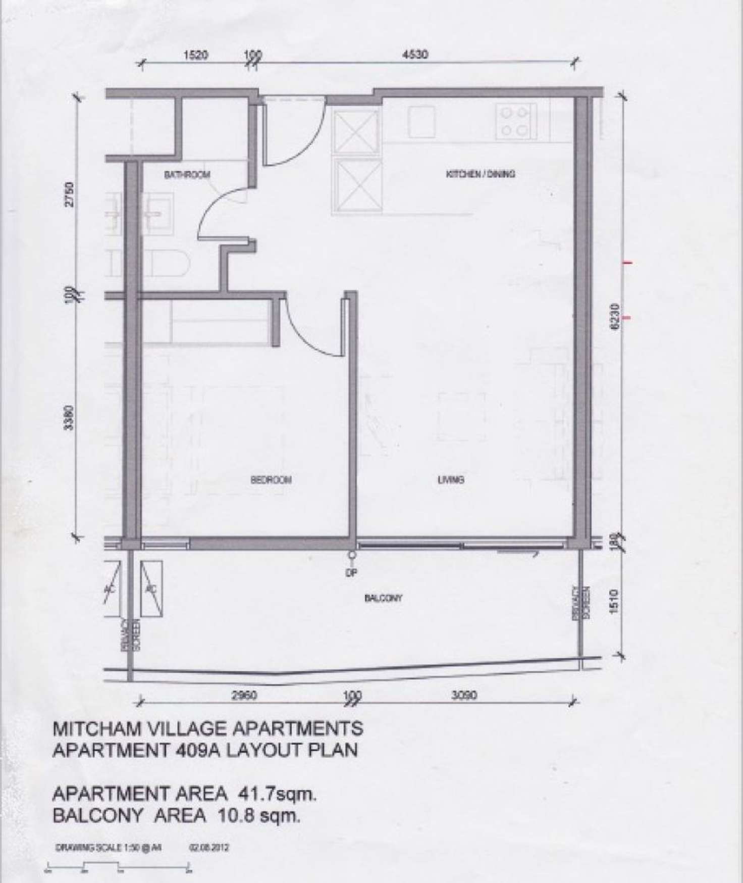 Floorplan of Homely unit listing, 409A/1-19 Colombo St, Mitcham VIC 3132