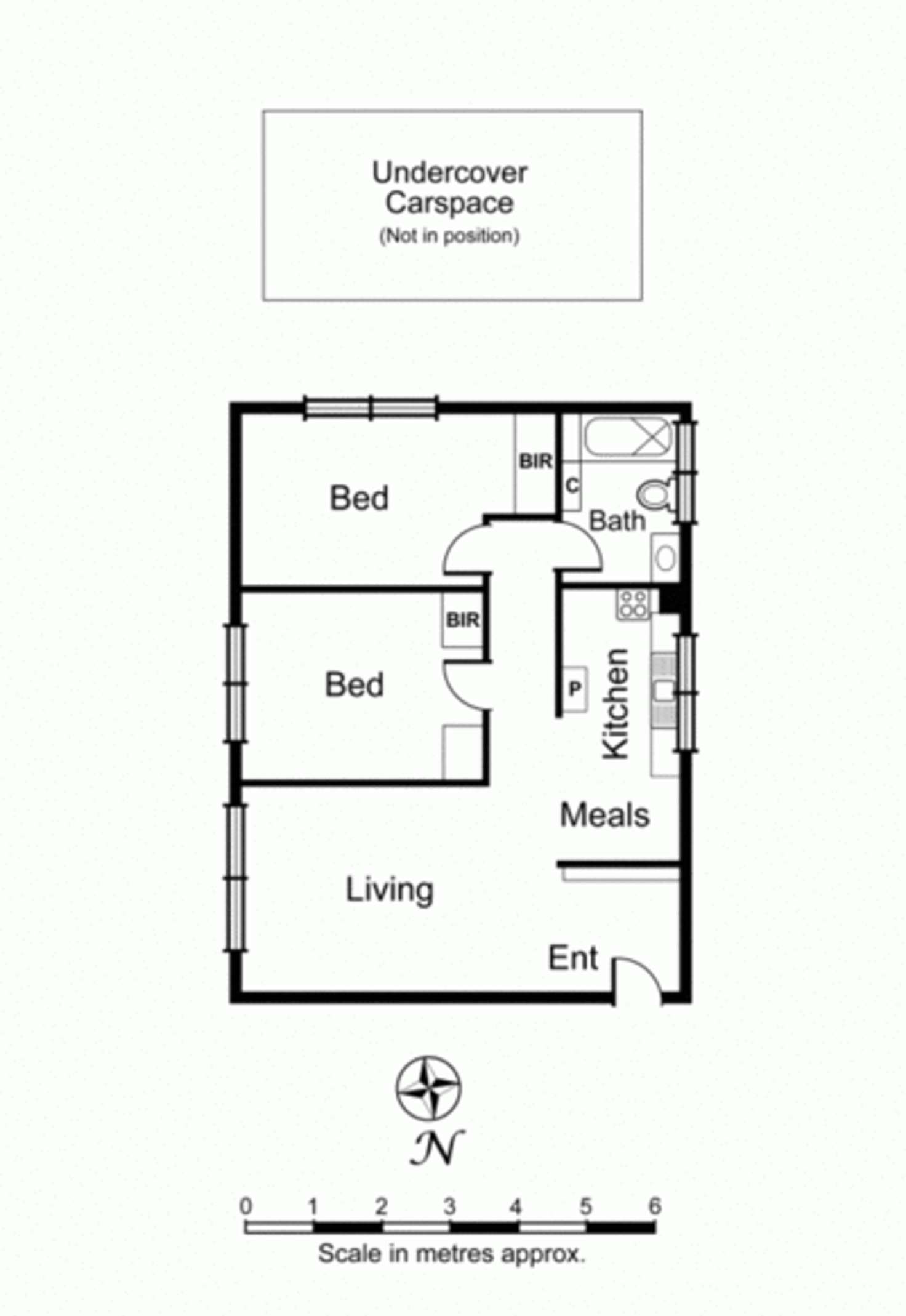 Floorplan of Homely apartment listing, 11/26 Gladstone Avenue, Armadale VIC 3143