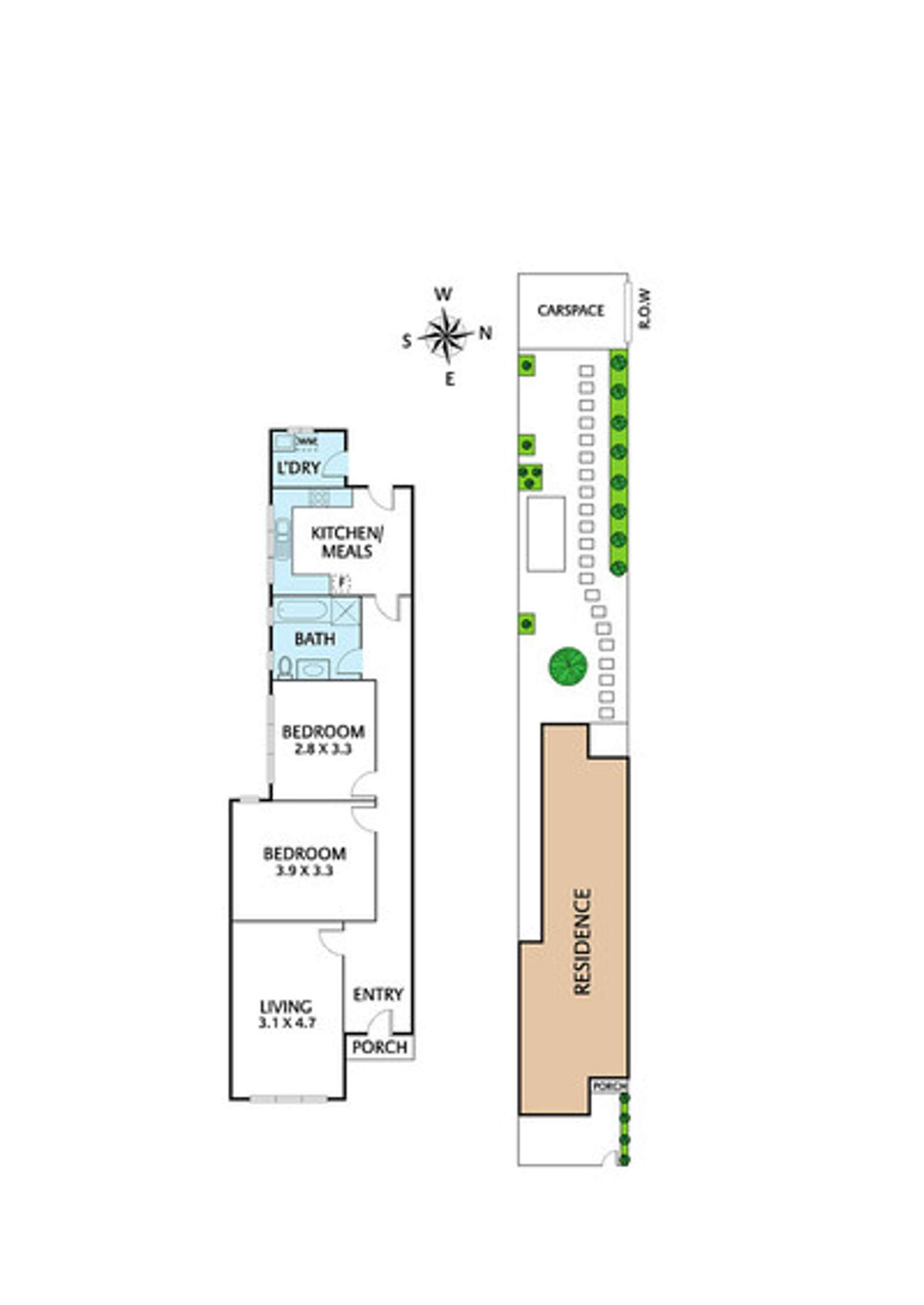 Floorplan of Homely house listing, 535 St Georges Road, Thornbury VIC 3071
