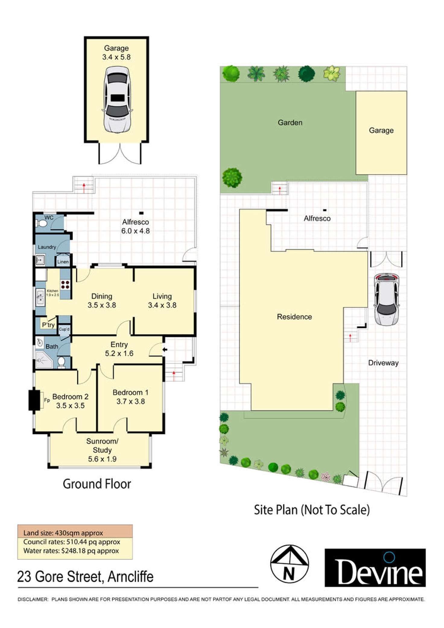 Floorplan of Homely house listing, 23 Gore Street, Arncliffe NSW 2205