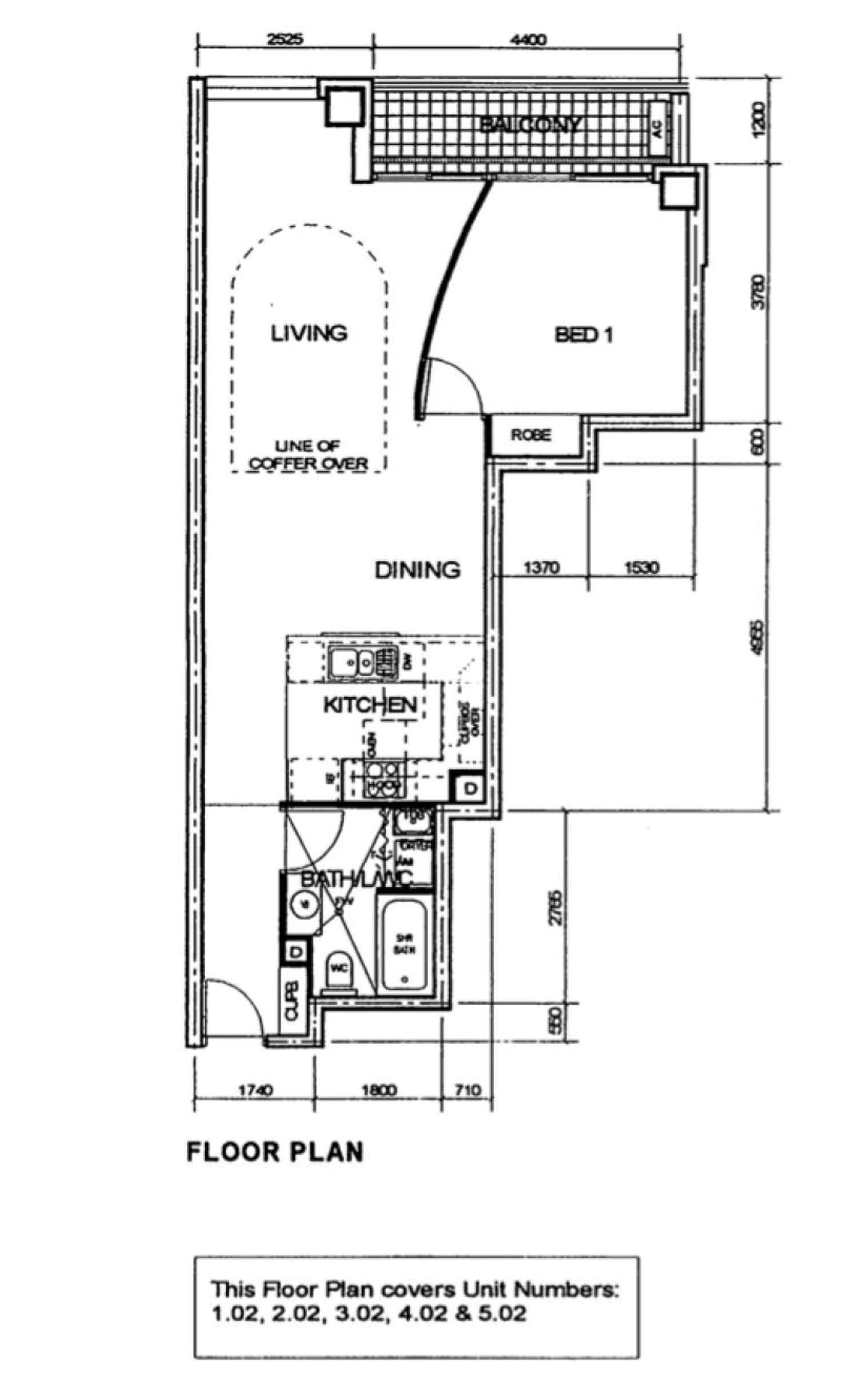 Floorplan of Homely apartment listing, 102/16 Moore Street, City ACT 2601