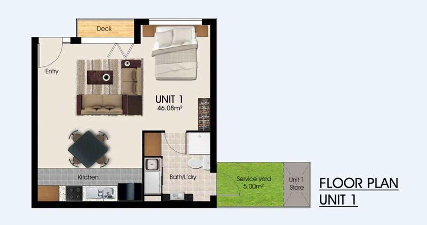 Floorplan of Homely apartment listing, 1/209 Wood Street, Preston VIC 3072