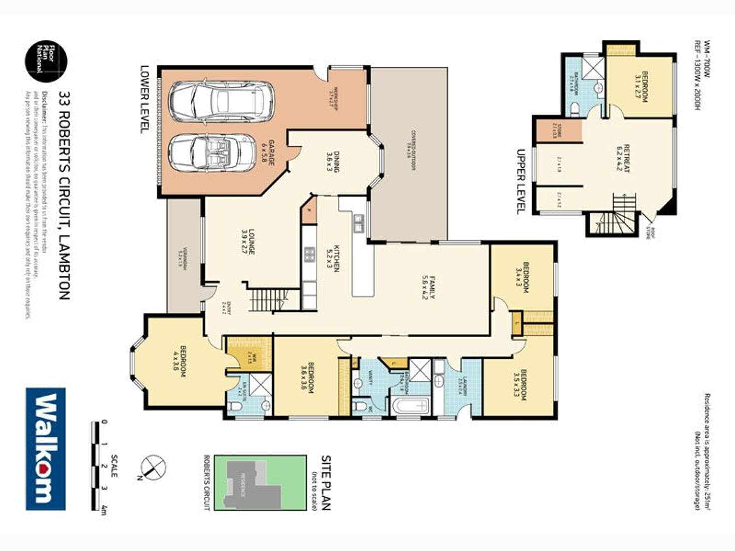 Floorplan of Homely house listing, 33 Roberts Circuit, Lambton NSW 2299