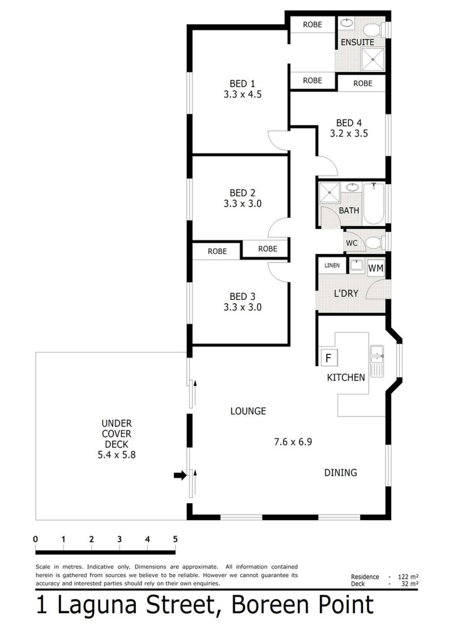 Floorplan of Homely house listing, 1 Laguna Street, Boreen Point QLD 4565