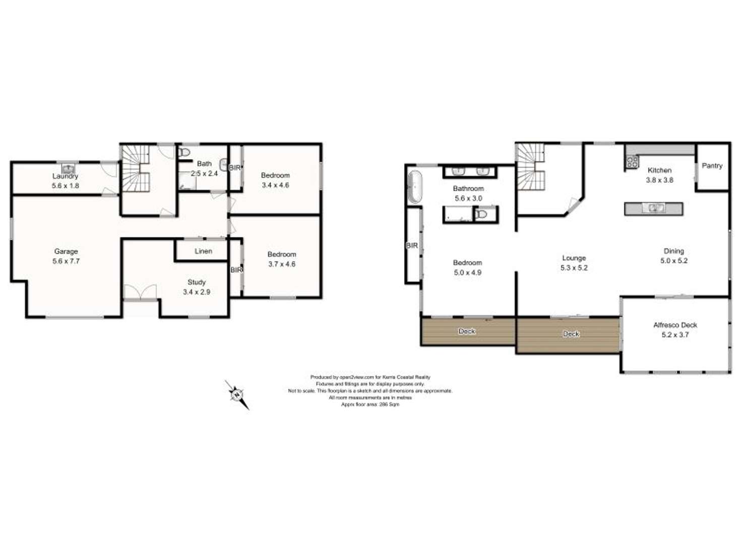 Floorplan of Homely house listing, 32-34 Seaview Avenue, Beaumaris TAS 7215