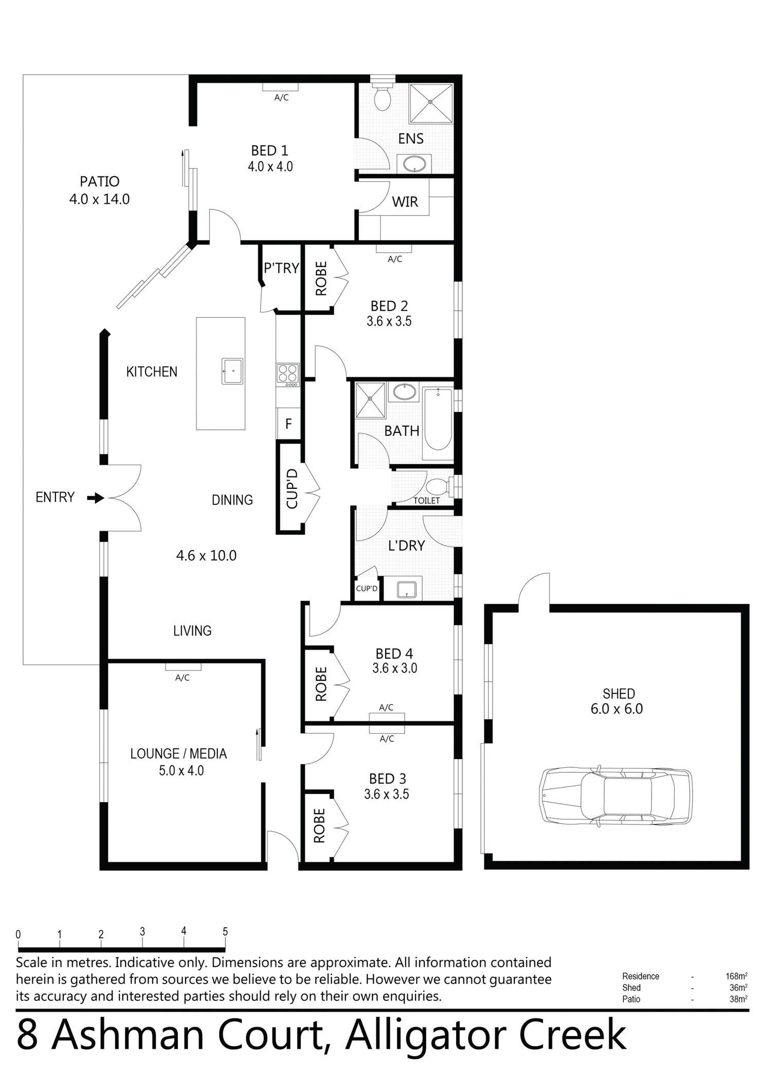Floorplan of Homely house listing, 8 Ashman Court, Alligator Creek QLD 4816