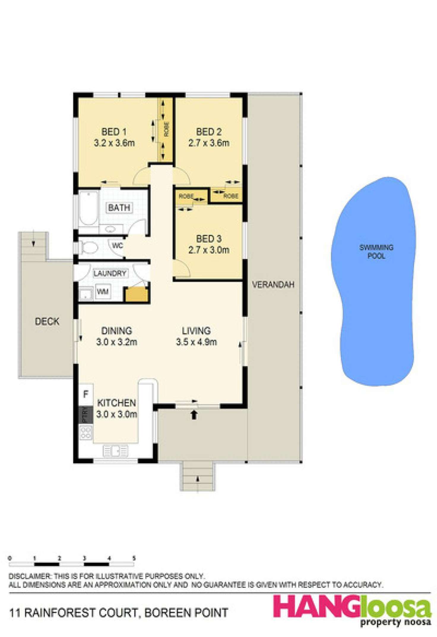 Floorplan of Homely house listing, 11 Rainforest Court, Boreen Point QLD 4565