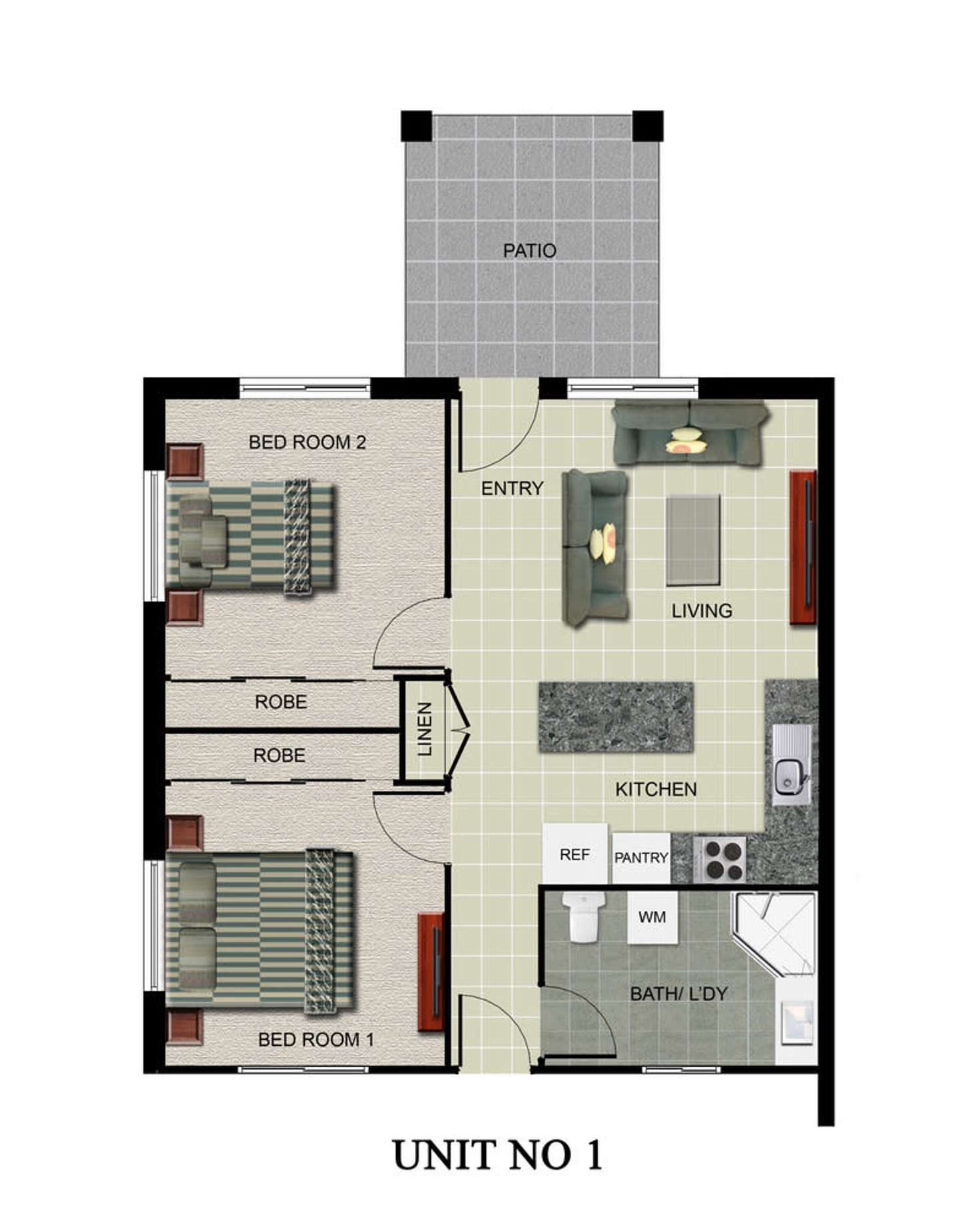 Floorplan of Homely apartment listing, 8/38 Ranfurly Street, Newtown QLD 4350