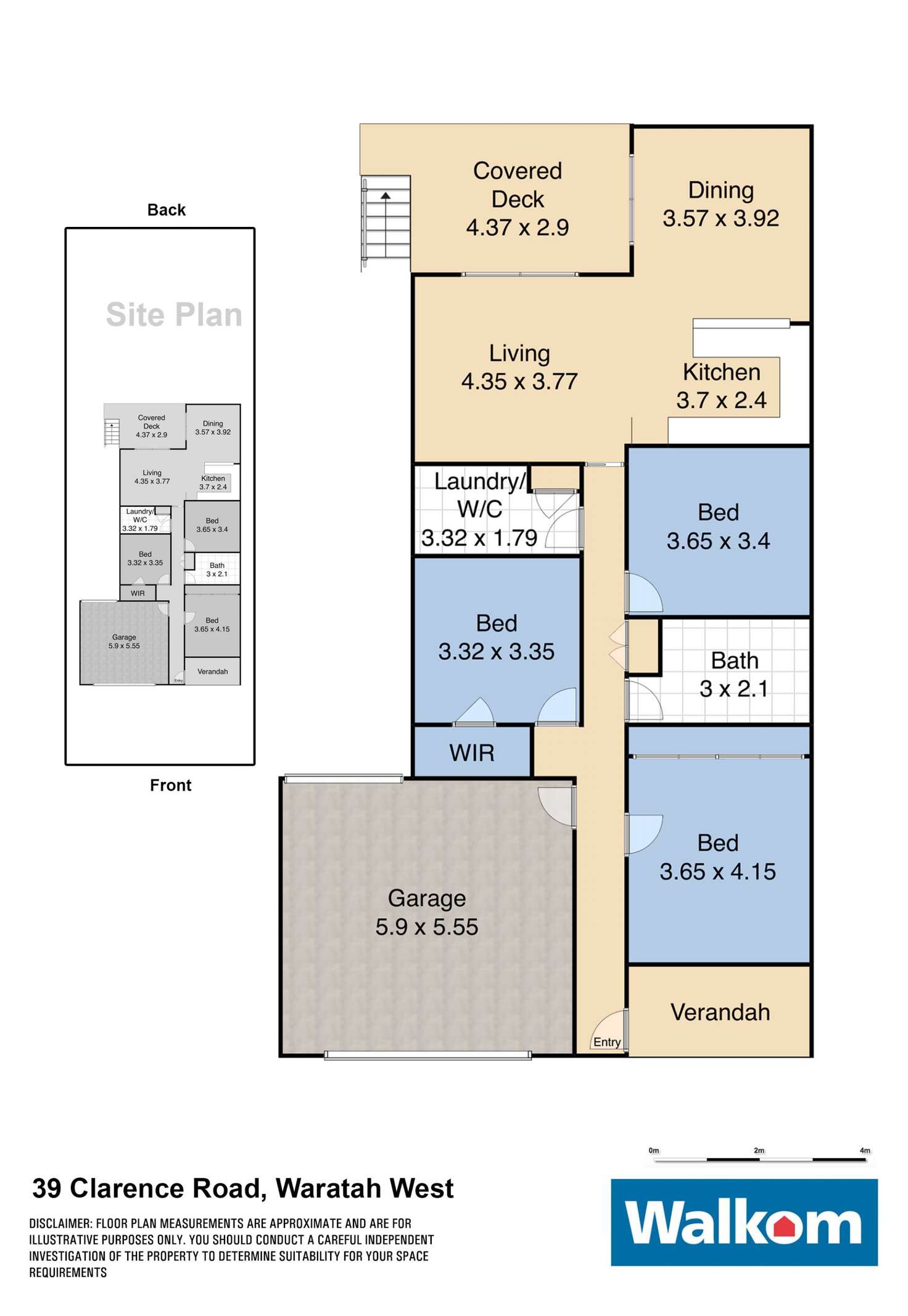 Floorplan of Homely house listing, 39 Clarence Road, Waratah NSW 2298