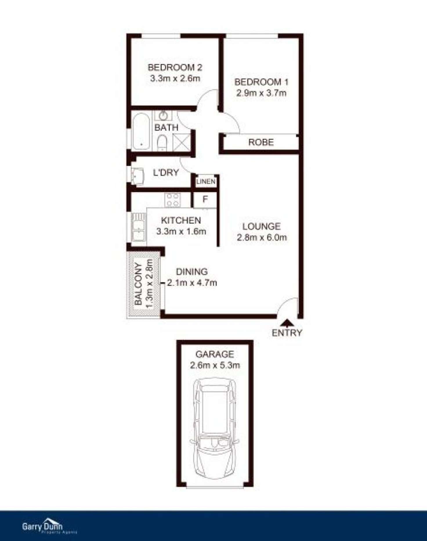Floorplan of Homely unit listing, 6/15-17 Charles Street, Liverpool NSW 2170