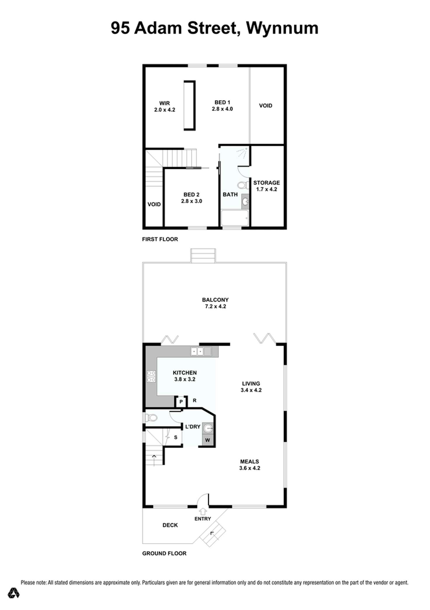 Floorplan of Homely house listing, 95 Adam Street, Wynnum QLD 4178