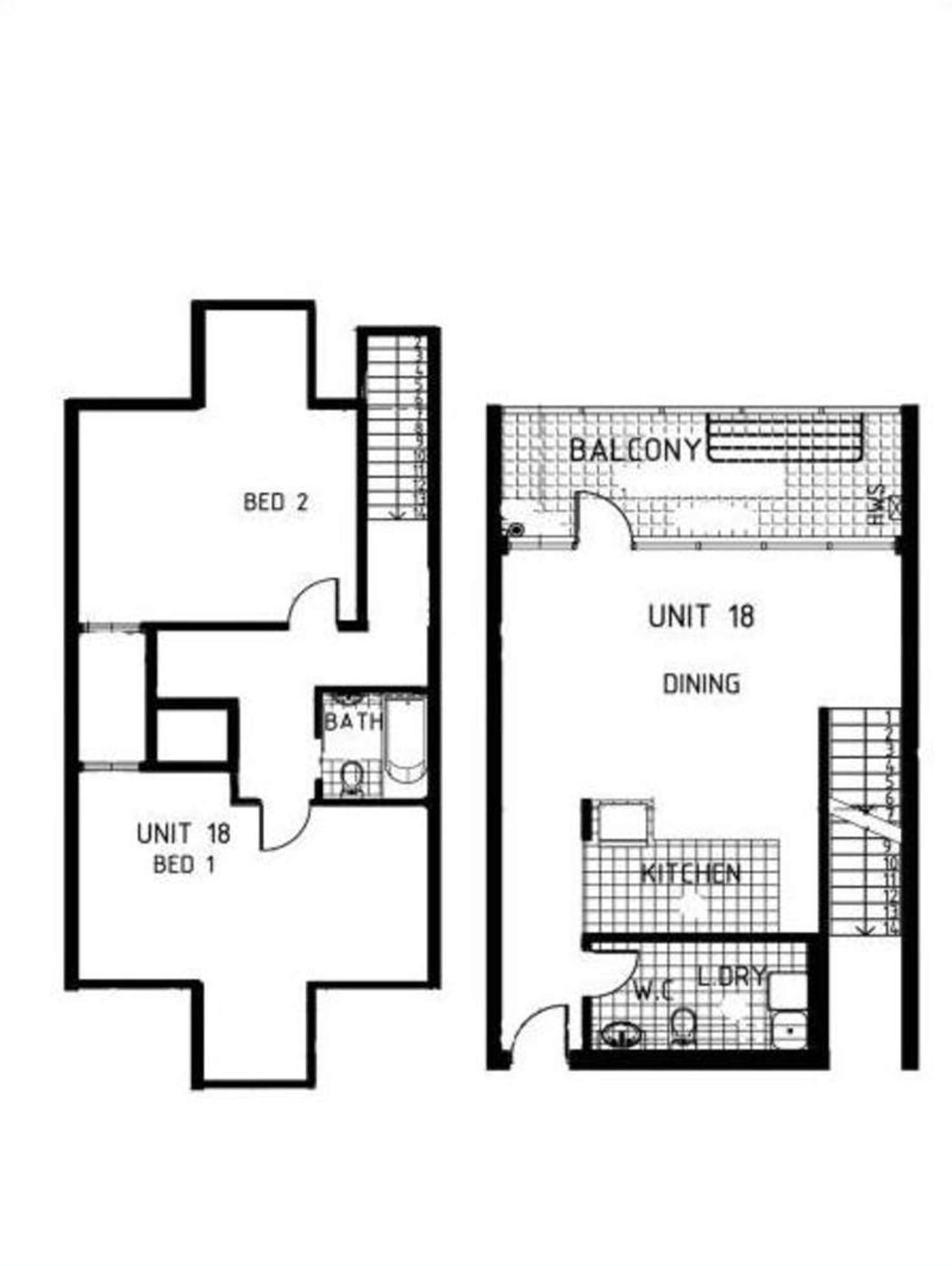 Floorplan of Homely apartment listing, 18/29-31 Eastbourne Road, Homebush West NSW 2140