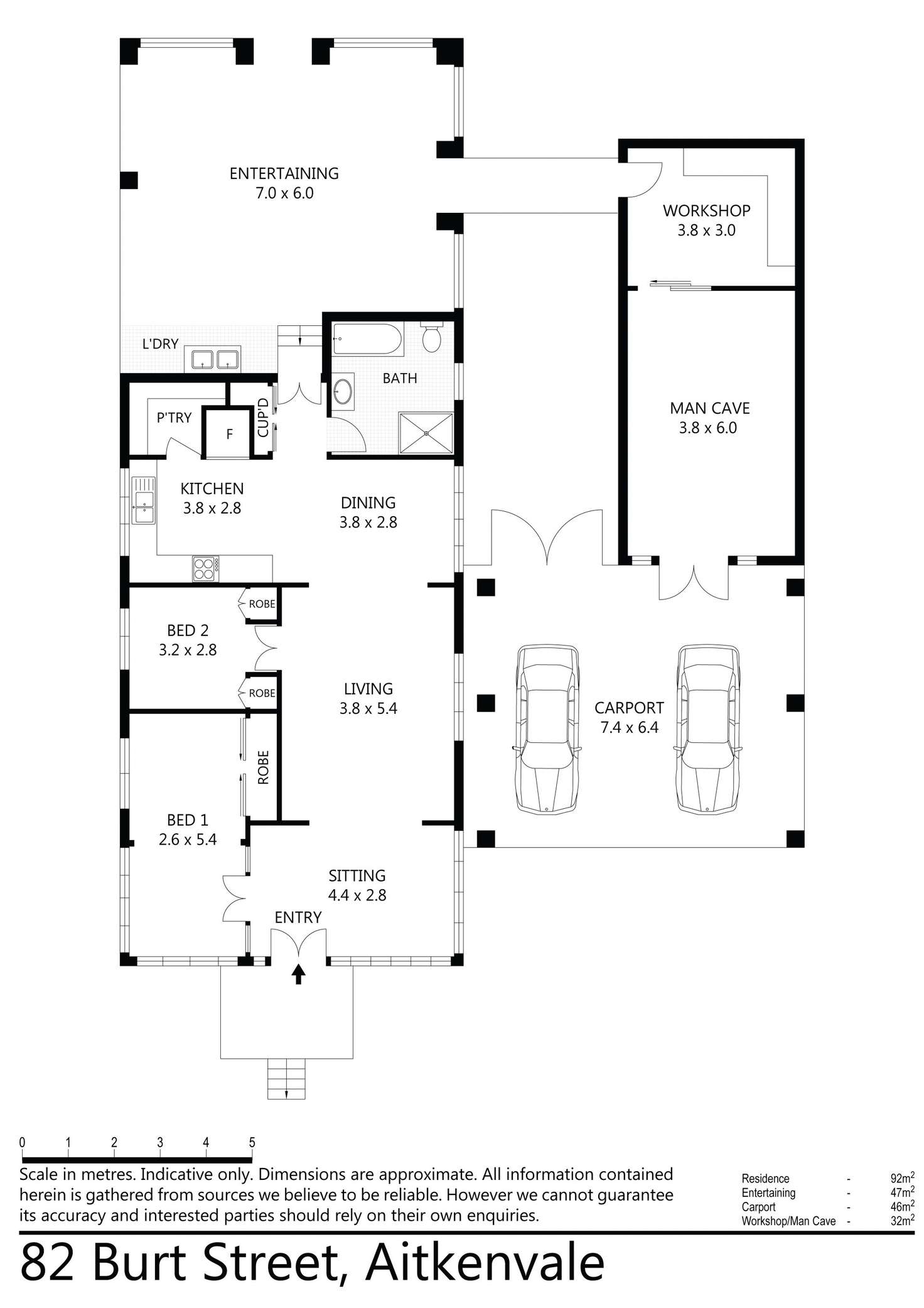 Floorplan of Homely house listing, 82 Burt Street, Aitkenvale QLD 4814