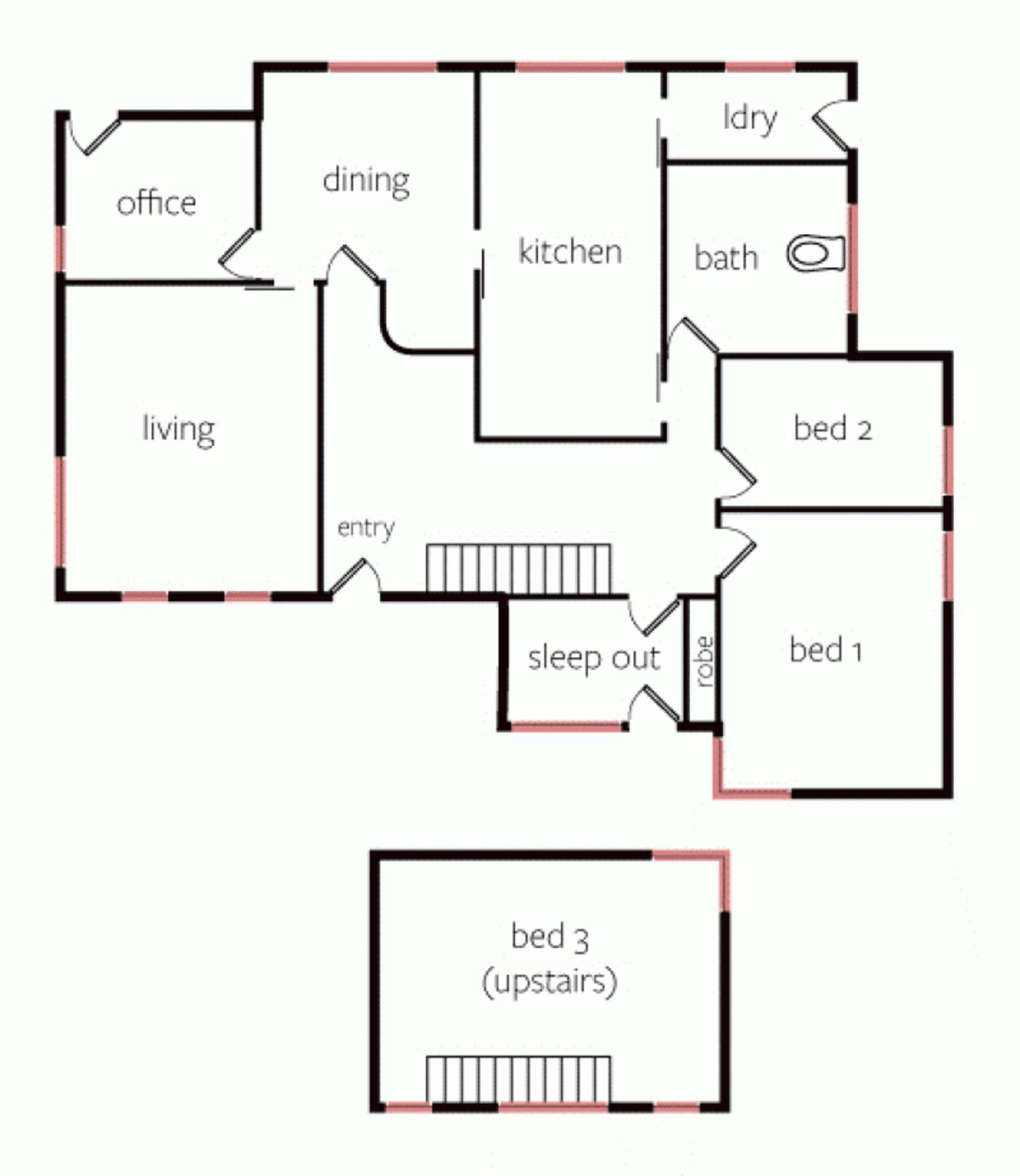 Floorplan of Homely house listing, 56 Victoria Street, Dimboola VIC 3414