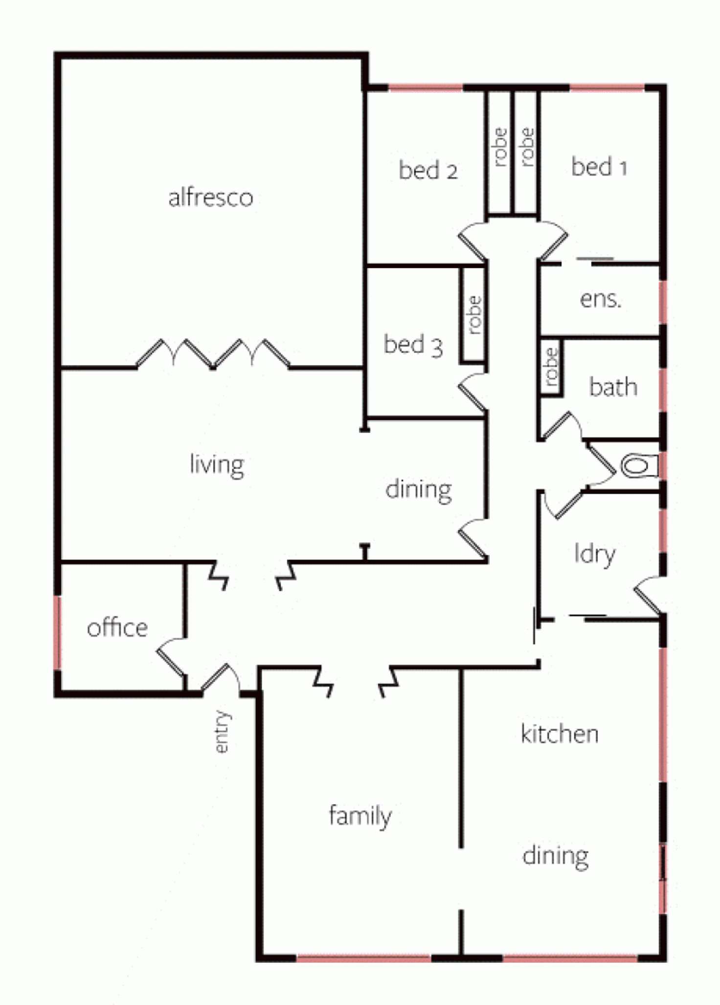 Floorplan of Homely house listing, 52 Tucker Street, Horsham VIC 3400