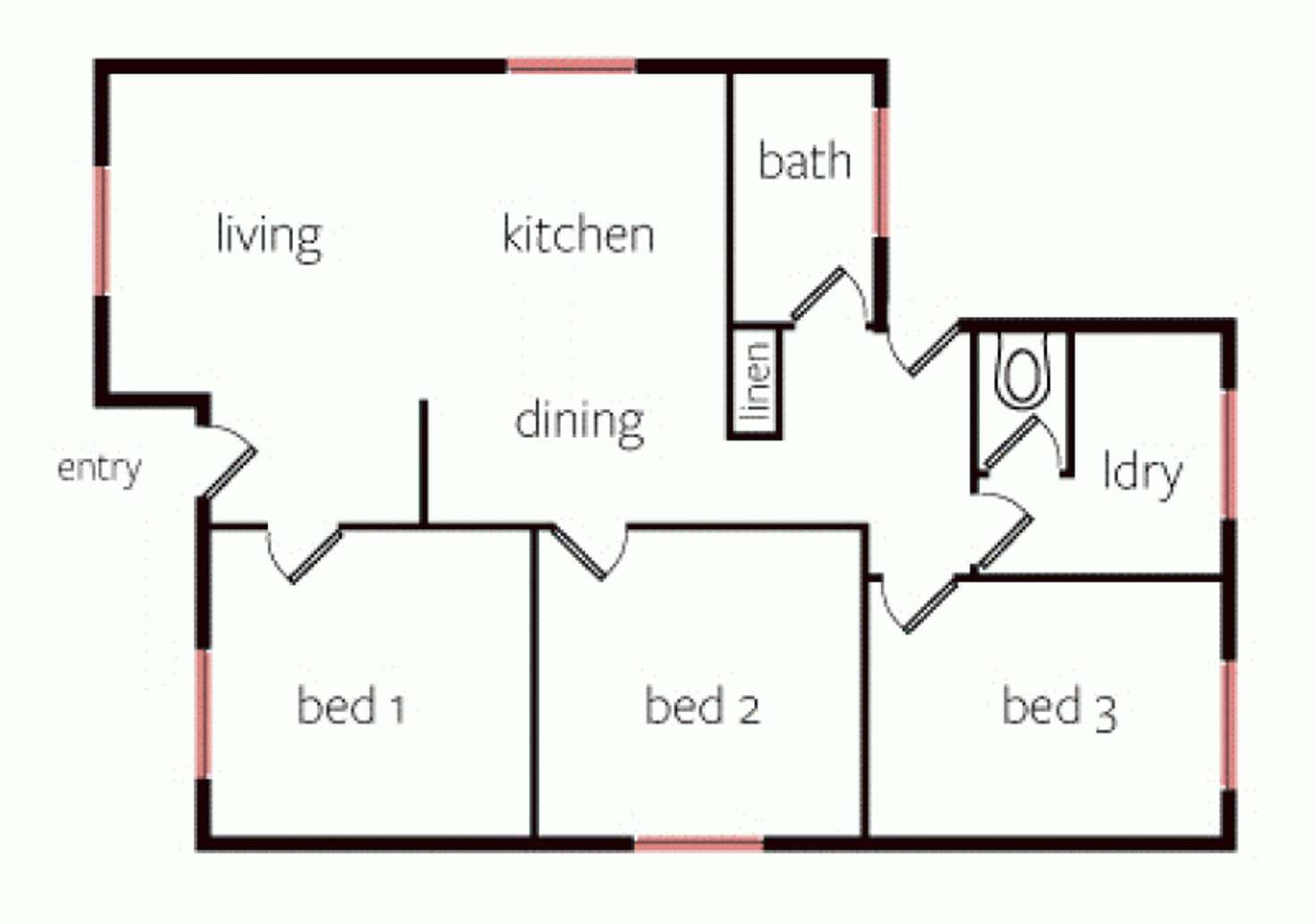 Floorplan of Homely house listing, 23 Edward Street, Horsham VIC 3400