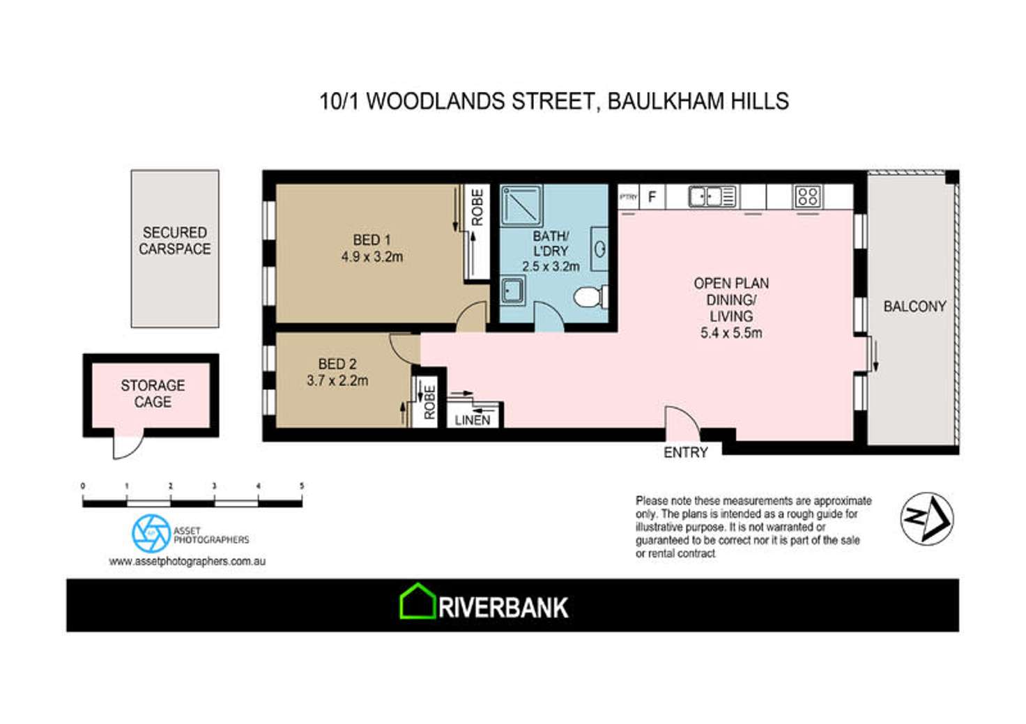 Floorplan of Homely unit listing, 10/1-3 Woodlands Street, Baulkham Hills NSW 2153