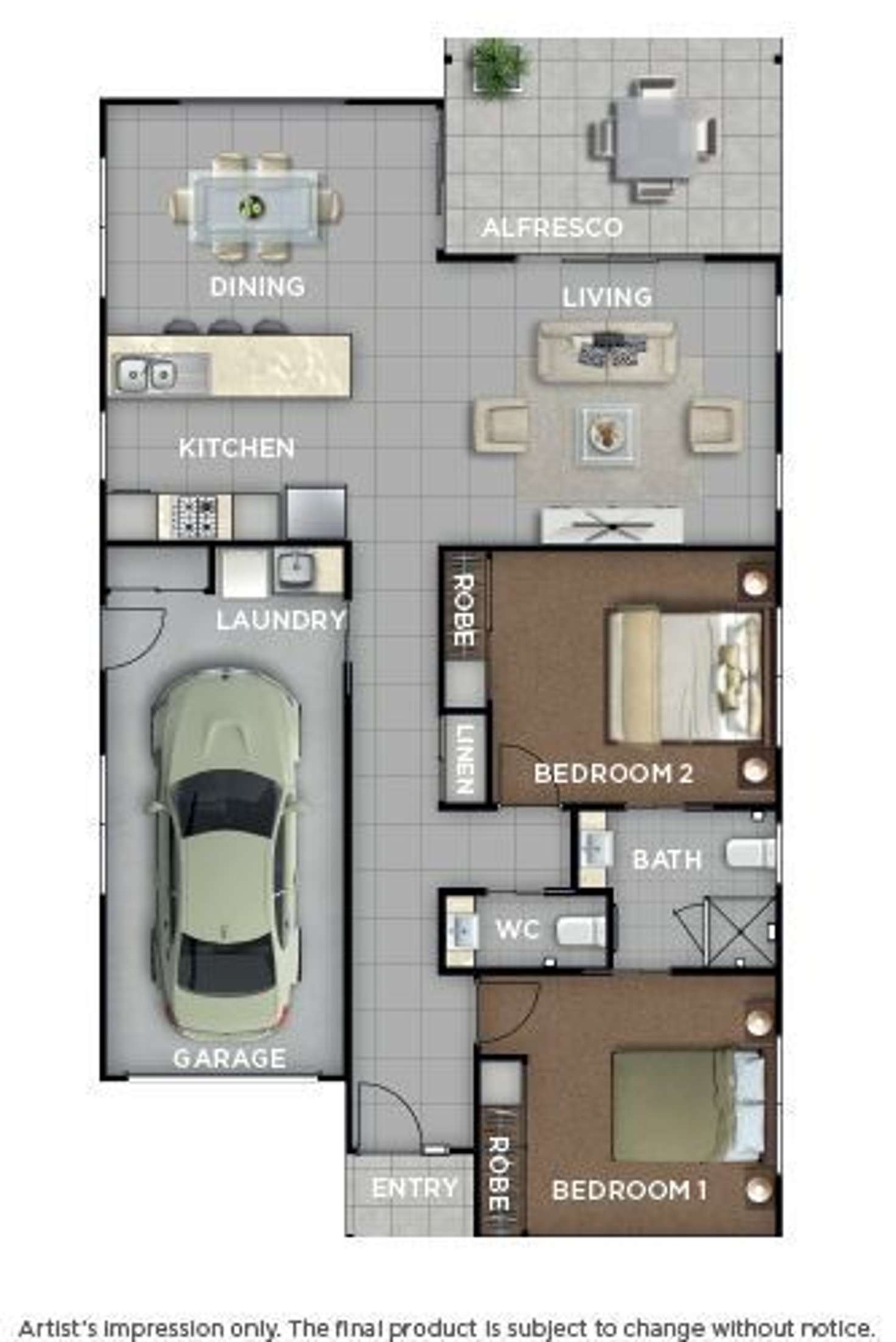 Floorplan of Homely house listing, 90/41 Radke Road, Bethania QLD 4205