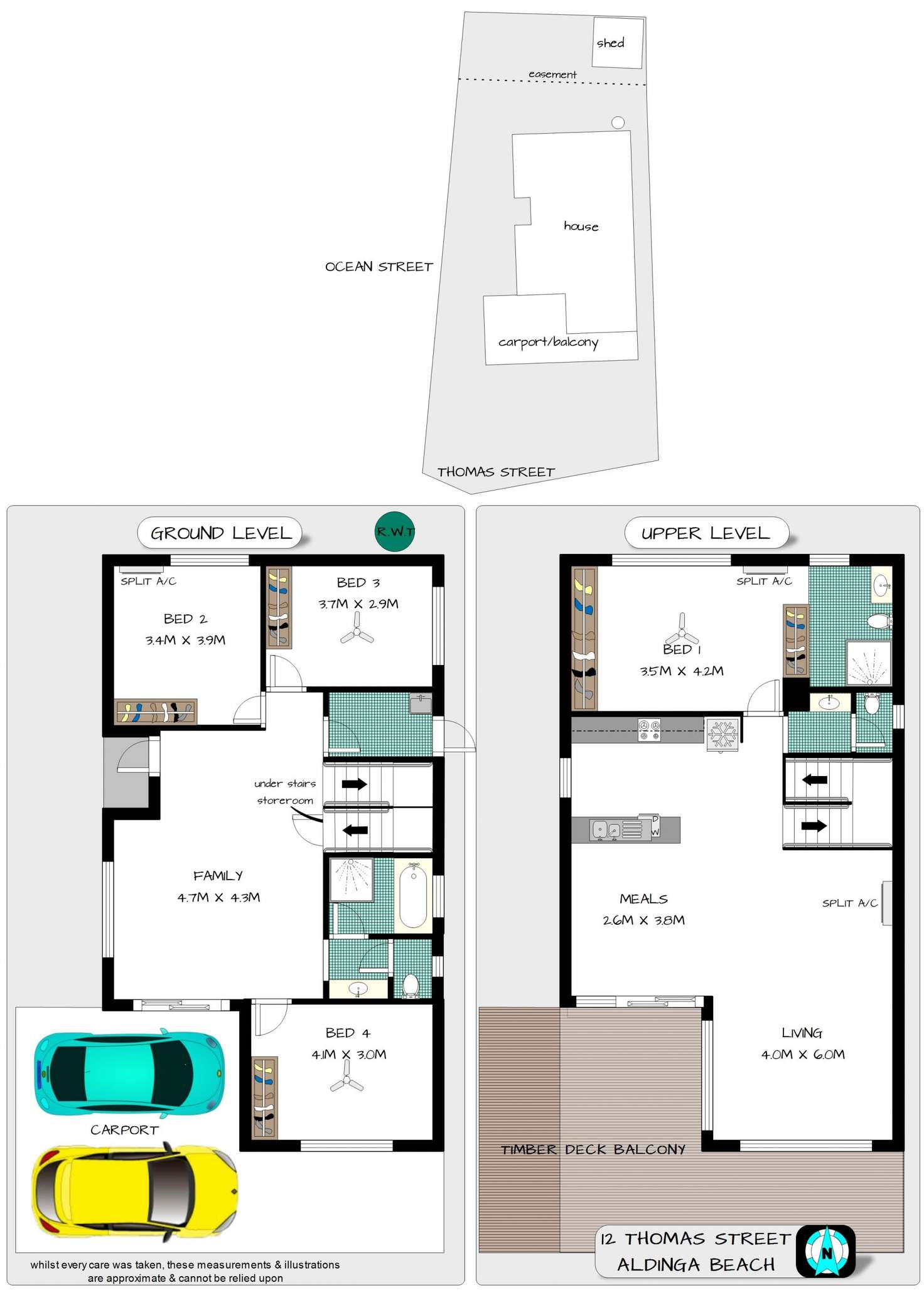 Floorplan of Homely house listing, 12 Thomas Street, Aldinga Beach SA 5173