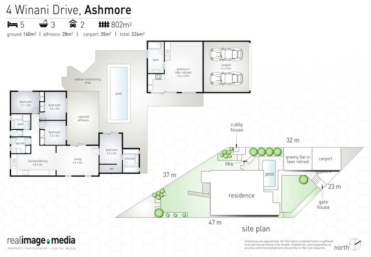 Floorplan of Homely house listing, 4 Winani Drive, Ashmore QLD 4214