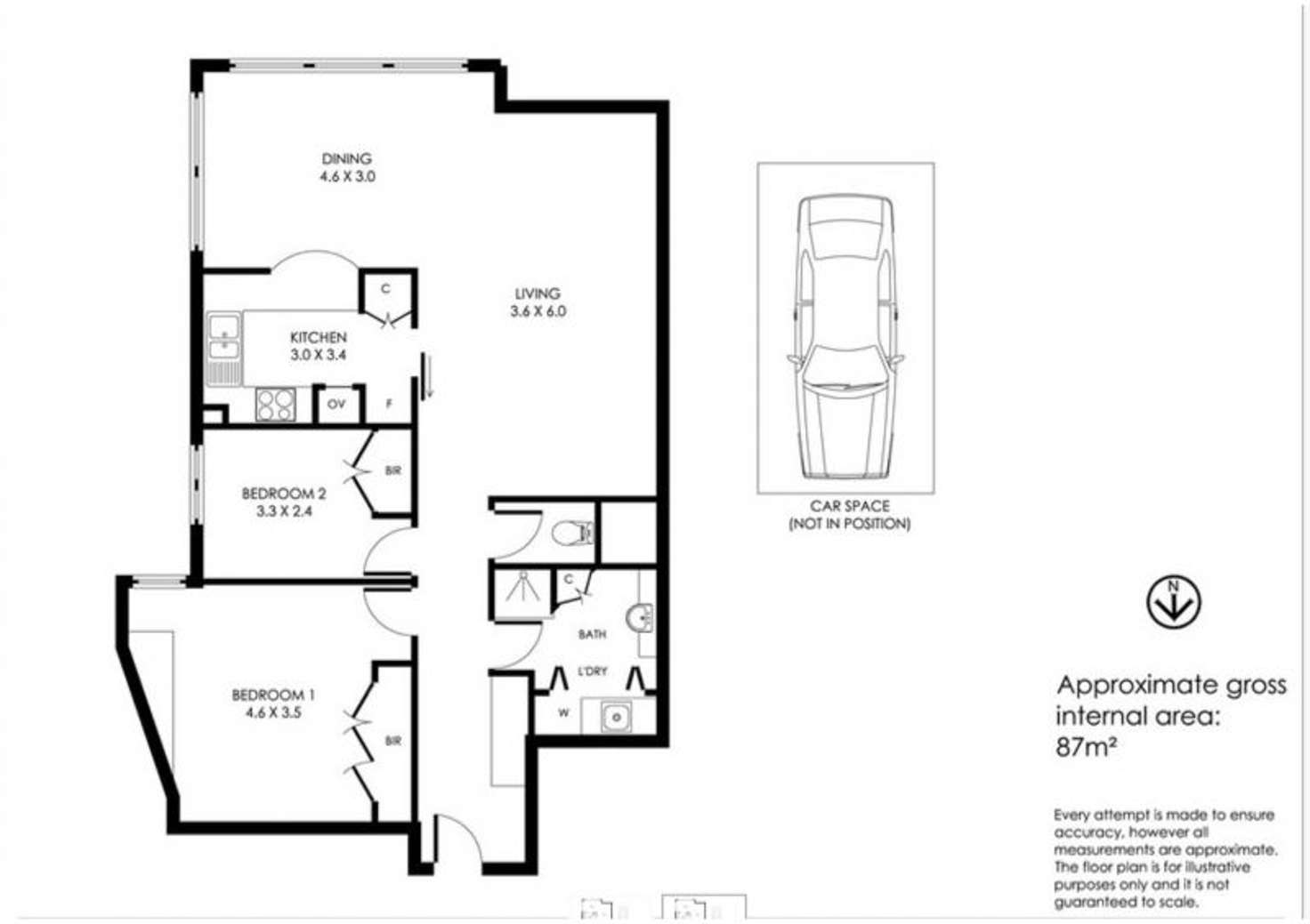 Floorplan of Homely apartment listing, 11B/25 Victoria Avenue, Claremont WA 6010