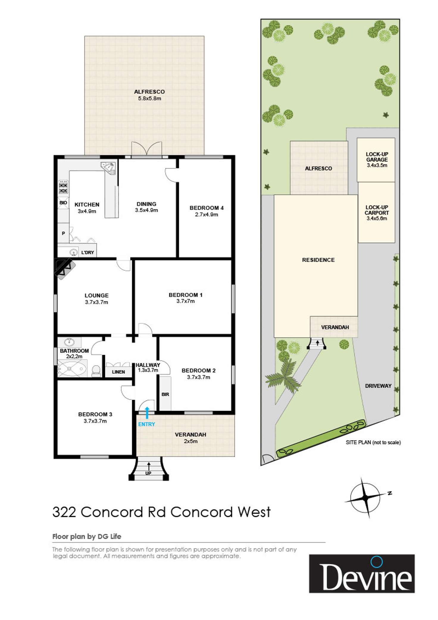 Floorplan of Homely house listing, 322 Concord Road, Concord West NSW 2138
