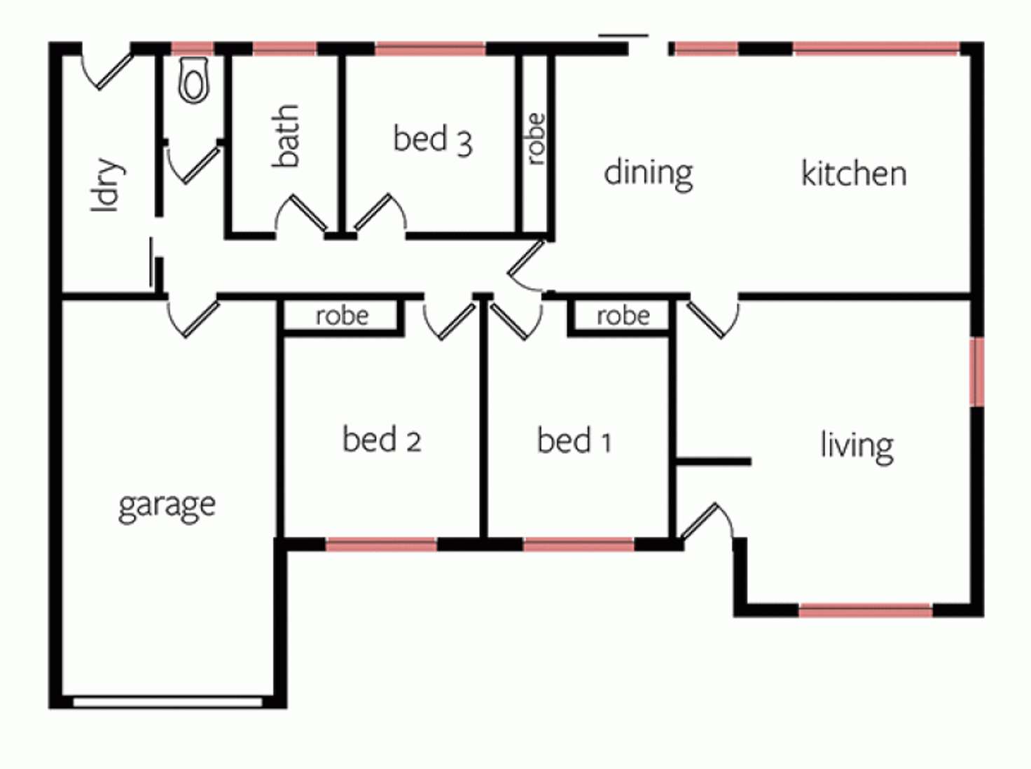 Floorplan of Homely house listing, 3/3 Rose Street, Horsham VIC 3400