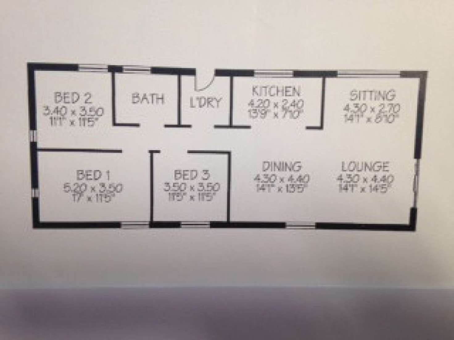 Floorplan of Homely house listing, 124 Old Cherryville Road, Cherryville SA 5134