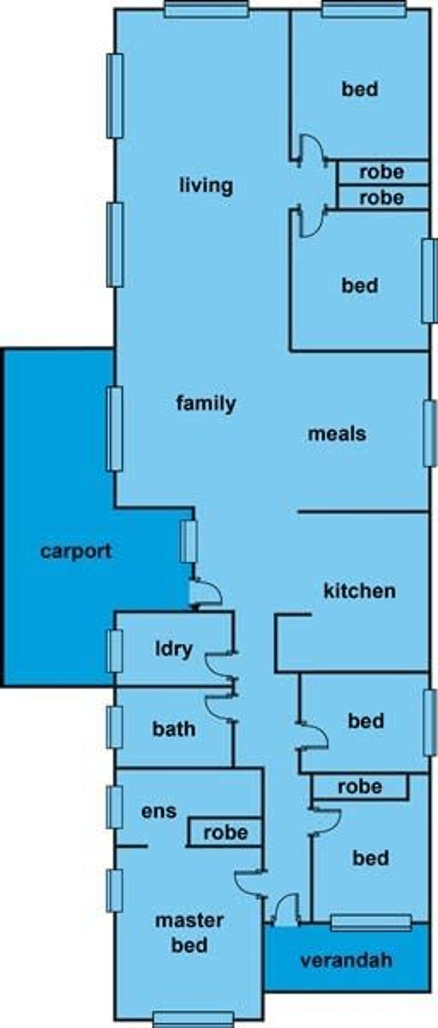 Floorplan of Homely house listing, 1010 Armstrong Street, Ballarat North VIC 3350