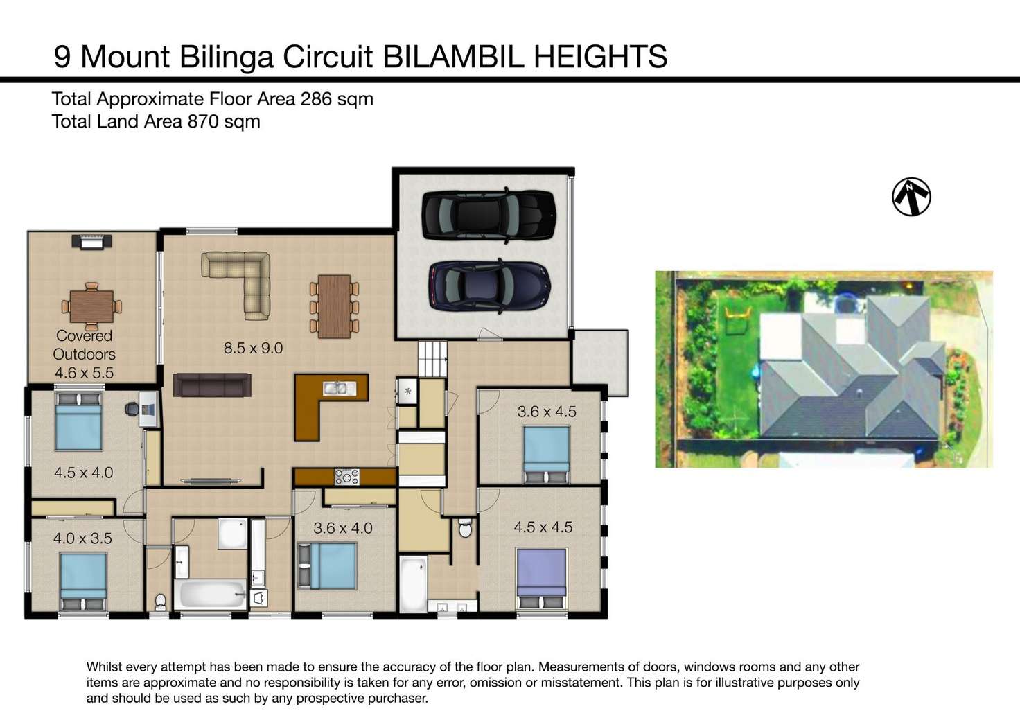 Floorplan of Homely house listing, 9 Mt Bilinga Circuit, Bilambil Heights NSW 2486