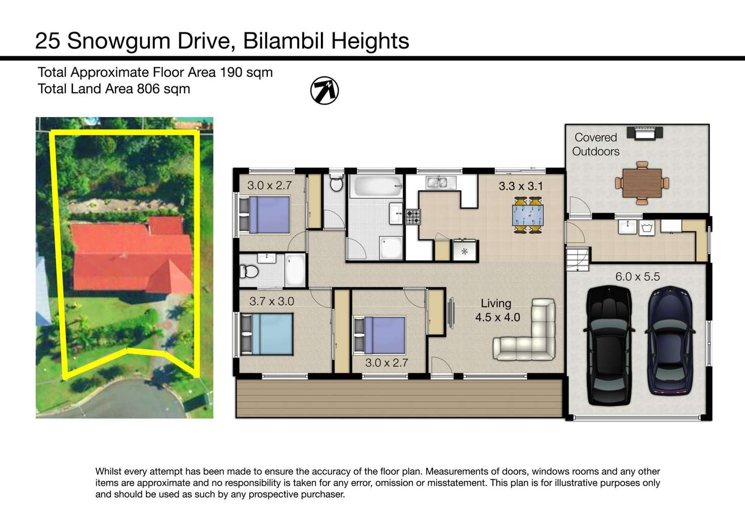 Floorplan of Homely house listing, 25 Snowgum Drive, Bilambil Heights NSW 2486