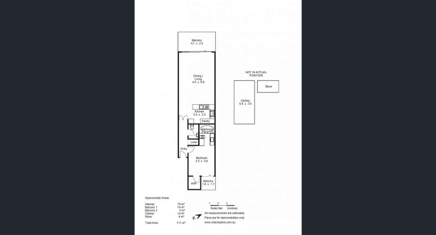 Floorplan of Homely unit listing, 9/3 Thirlmere Rd, Mount Lawley WA 6050