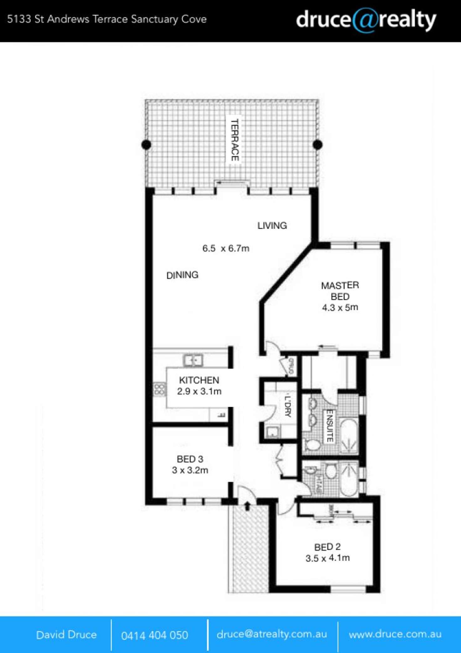 Floorplan of Homely apartment listing, 8/5133 St Andrews Terrace, Sanctuary Cove QLD 4212