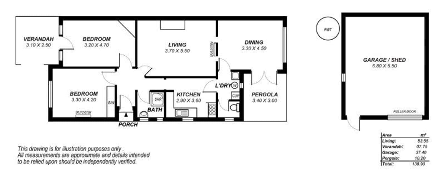 Floorplan of Homely house listing, 3 Syme Street, Ashford SA 5035