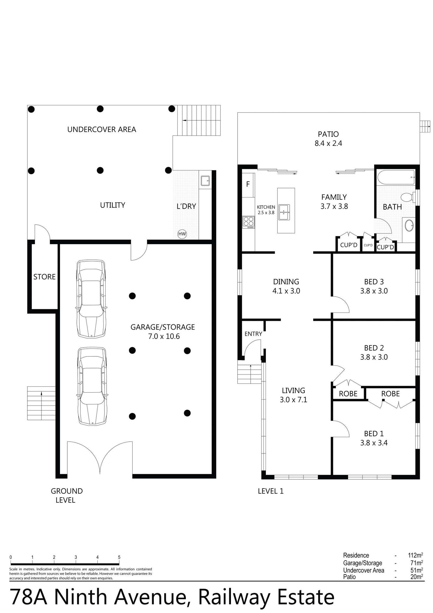 Floorplan of Homely house listing, 78A Ninth Avenue, Railway Estate QLD 4810