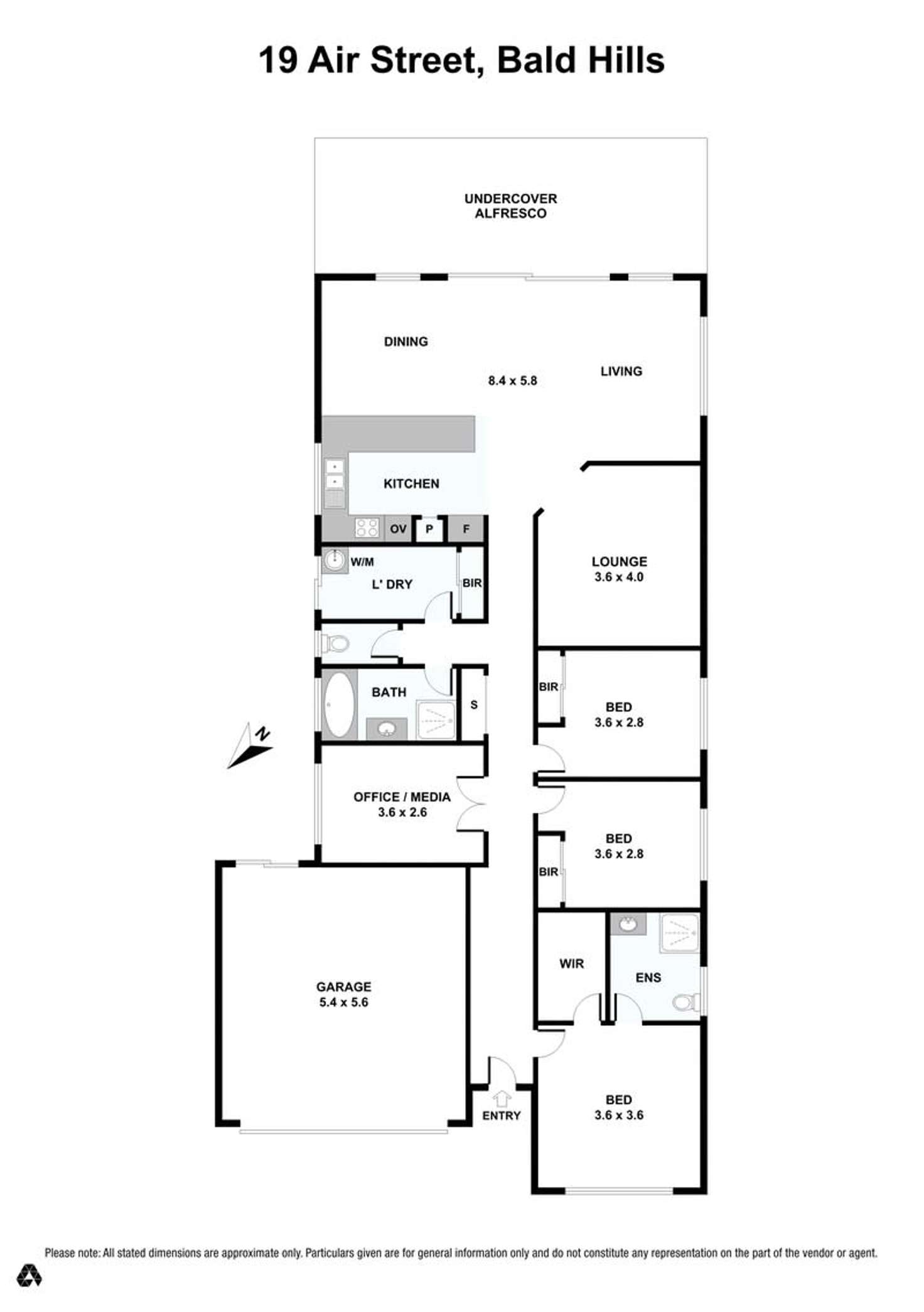 Floorplan of Homely house listing, 19 Air Street, Bald Hills QLD 4036