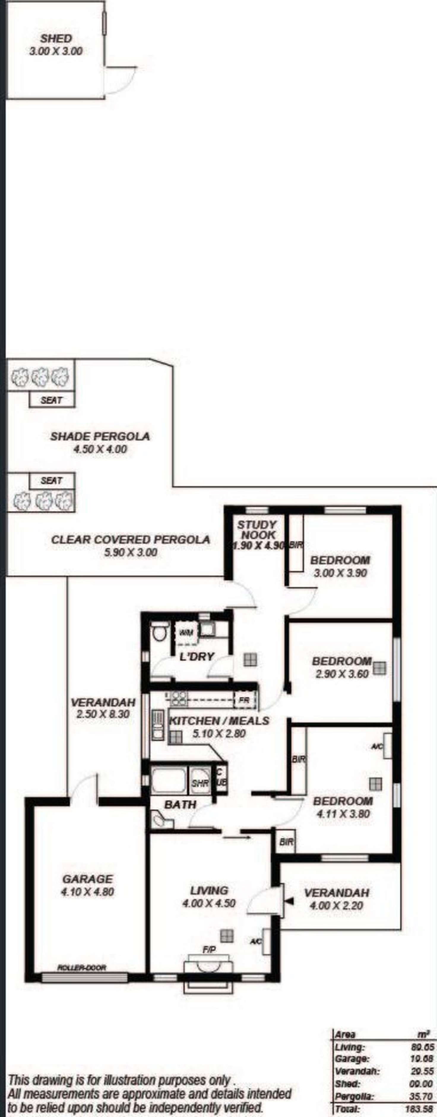 Floorplan of Homely house listing, 13 Francis Avenue, Broadview SA 5083