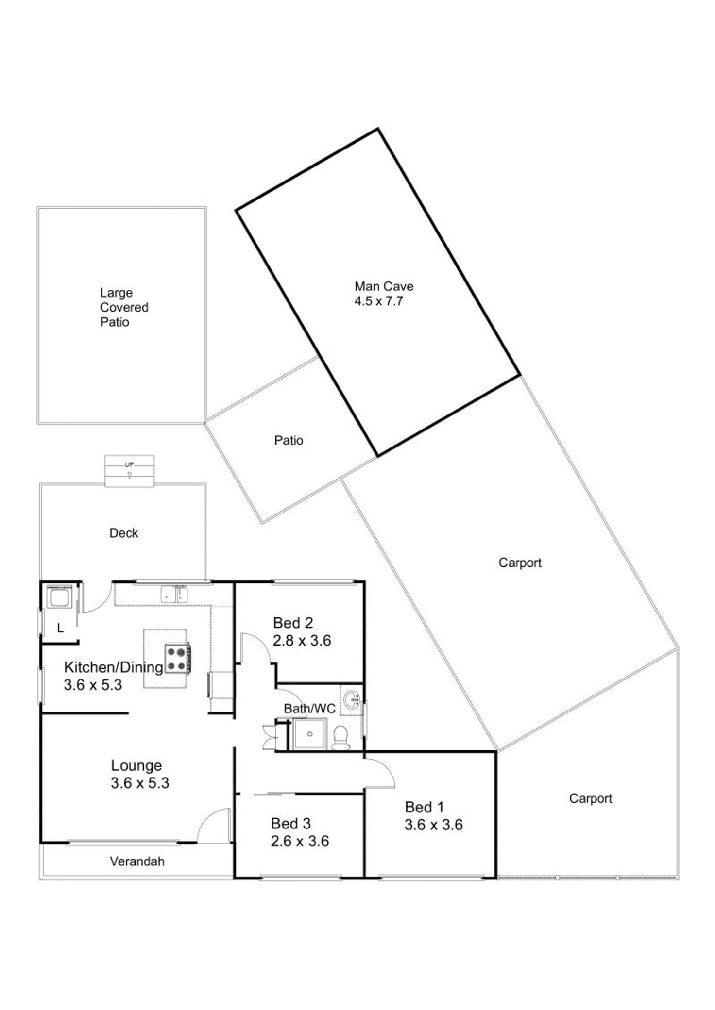 Floorplan of Homely house listing, 18 Ougden Way, Medina WA 6167