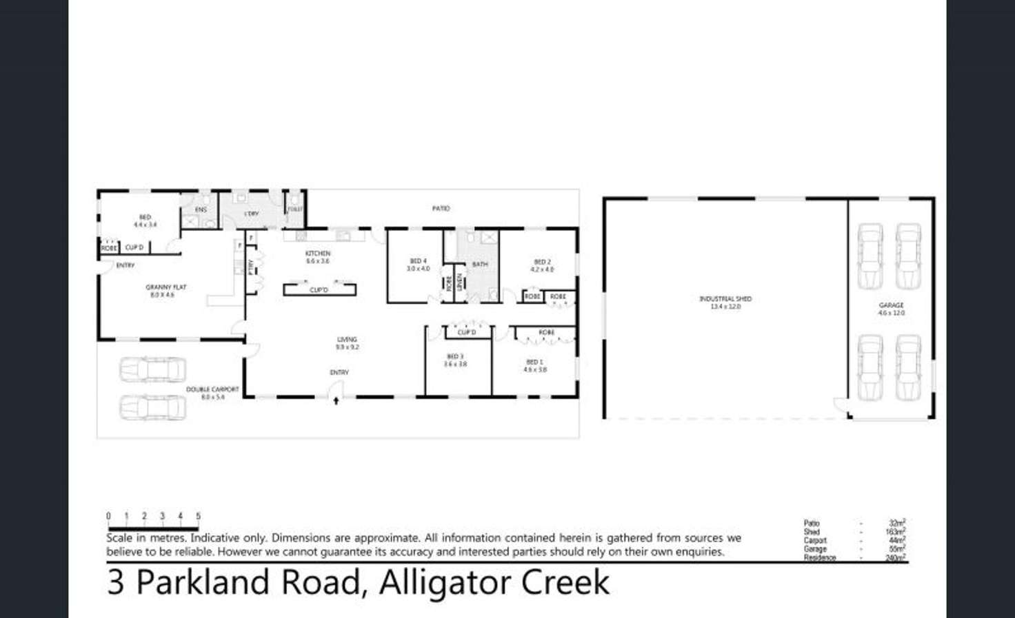 Floorplan of Homely acreageSemiRural listing, Lot 1, 3 Parkland Road, Alligator Creek QLD 4816