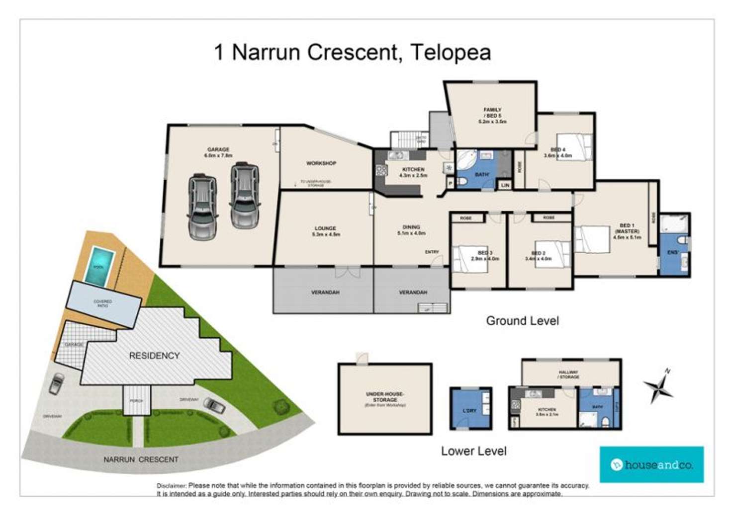 Floorplan of Homely house listing, 1 Narrun Crescent, Telopea NSW 2117