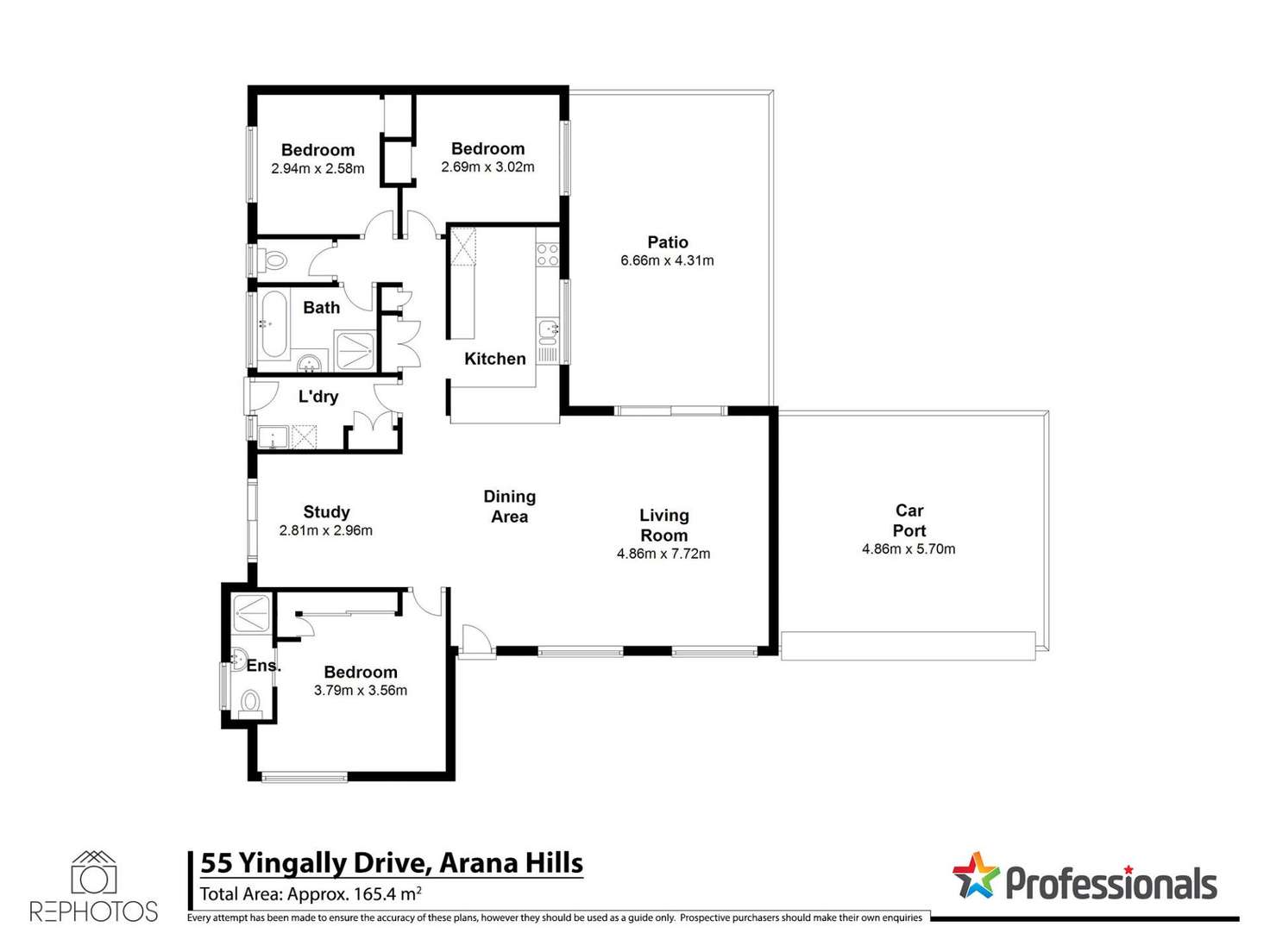 Floorplan of Homely house listing, 55 Yingally Drive, Arana Hills QLD 4054