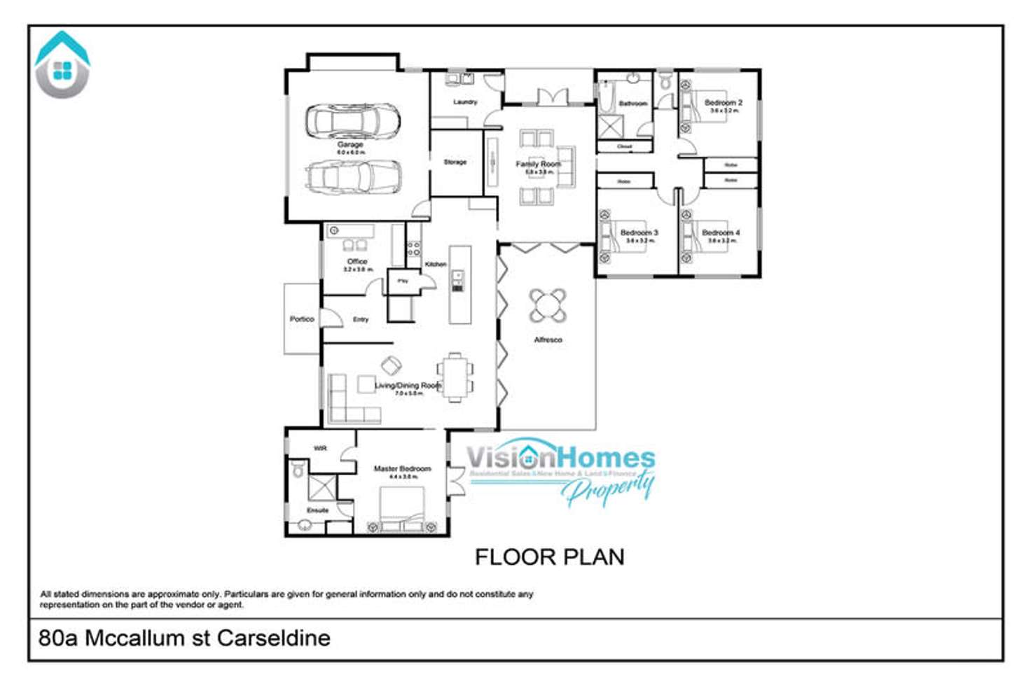 Floorplan of Homely house listing, 80A MCCALLUM ST, Carseldine QLD 4034