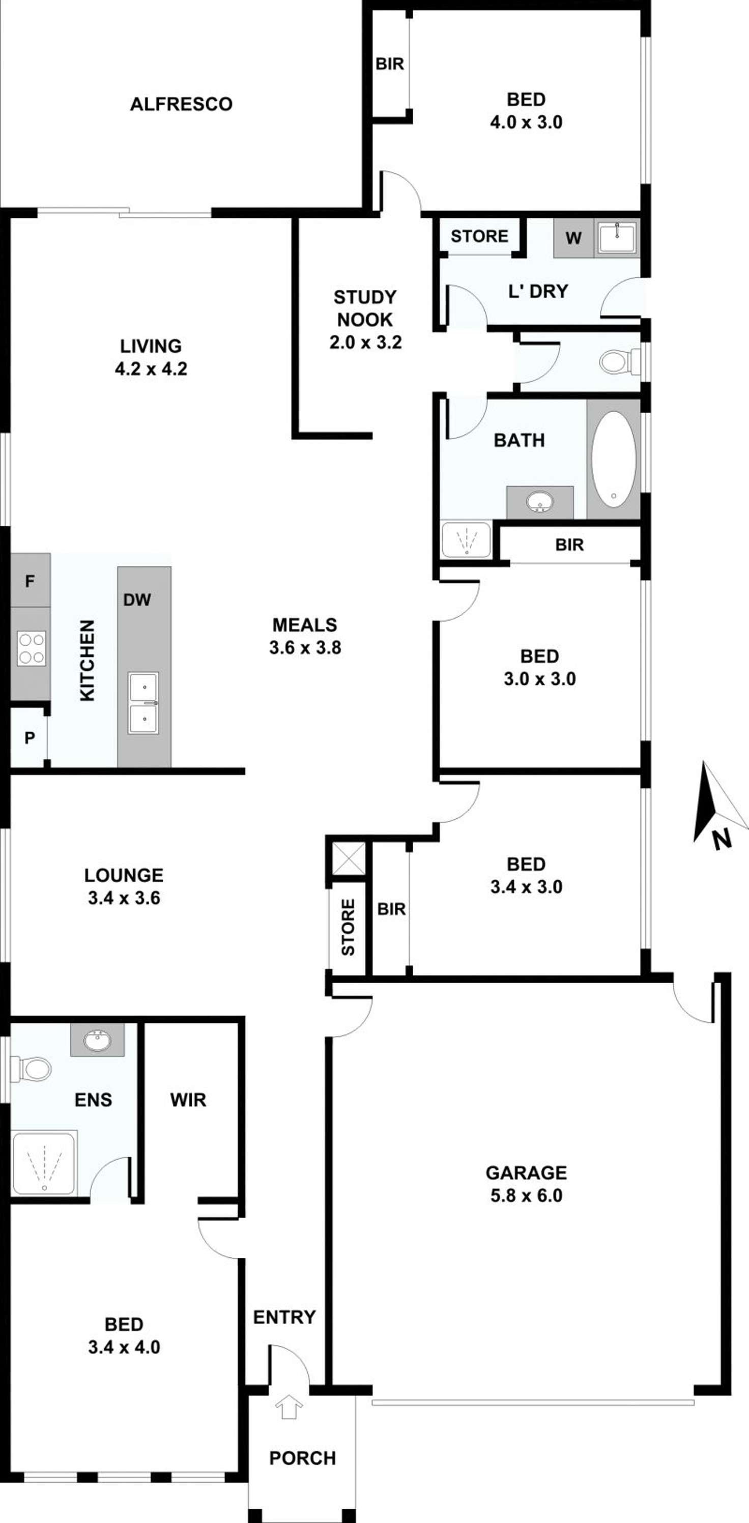 Floorplan of Homely house listing, 109 Galloway Drive, Mernda VIC 3754