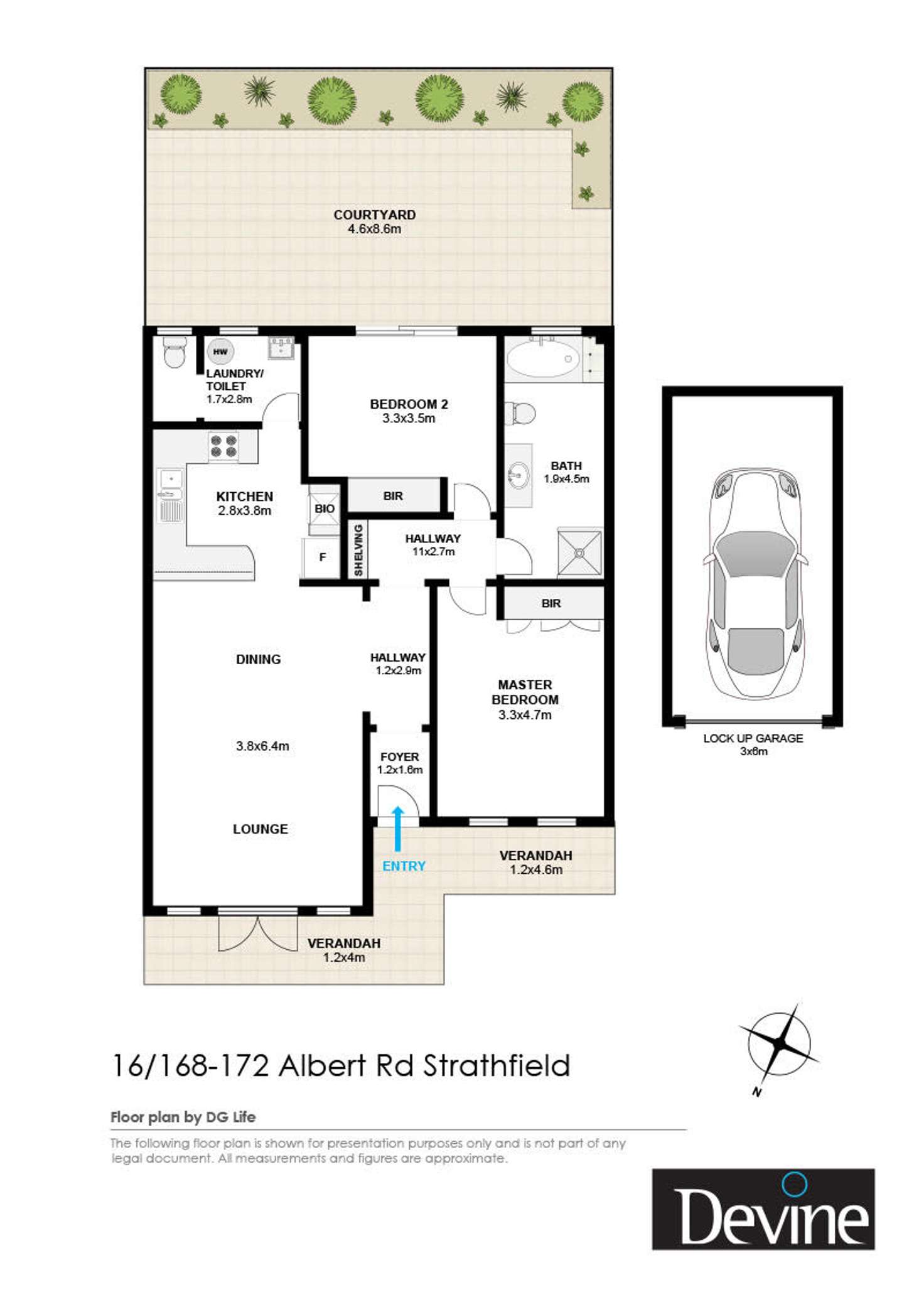 Floorplan of Homely apartment listing, 16/168-172 Albert Road, Strathfield NSW 2135